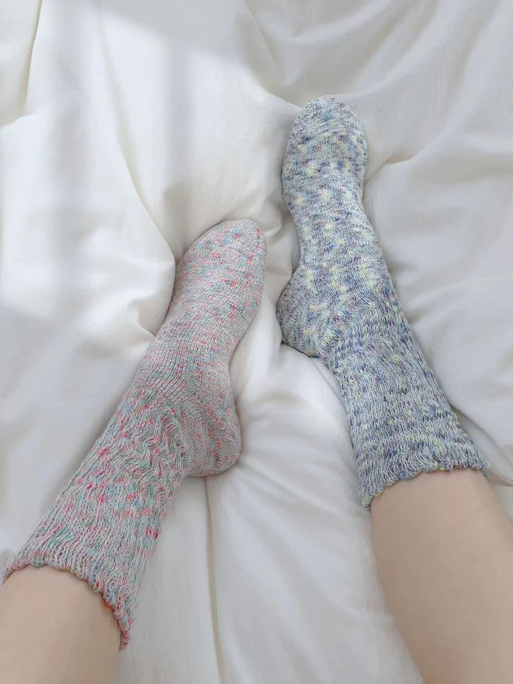 REDFOXSOX OMBRE LOOSE TOP SOCK COLLECTION - FROST