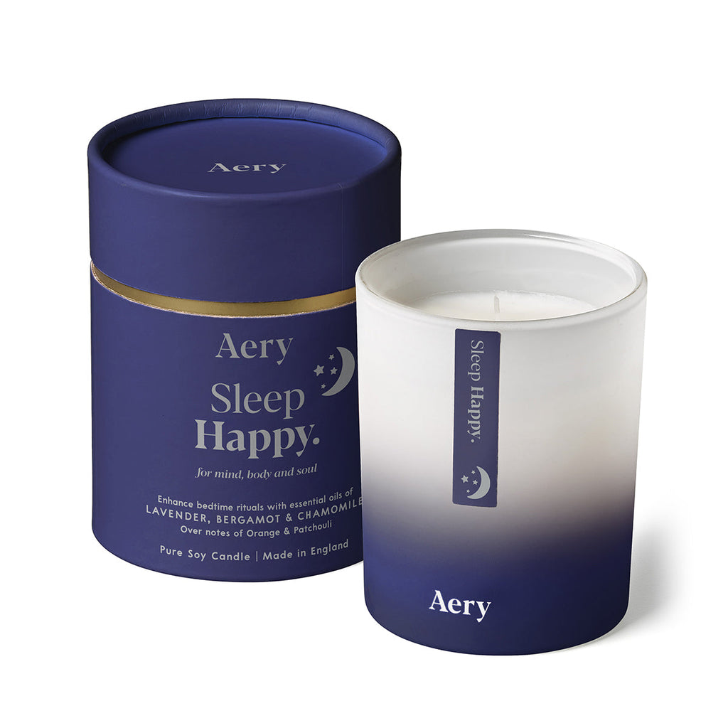 AERY LIVING AROMATHERAPY SOY CANDLE - SLEEP HAPPY
