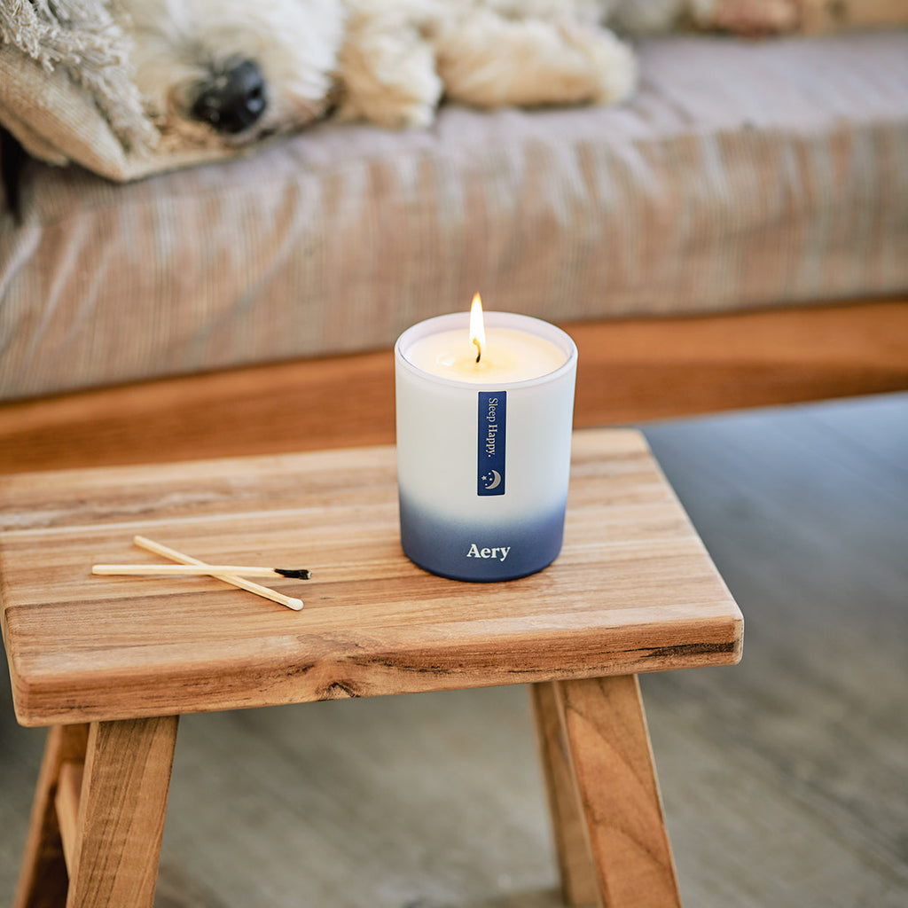 AERY LIVING AROMATHERAPY SOY CANDLE - SLEEP HAPPY