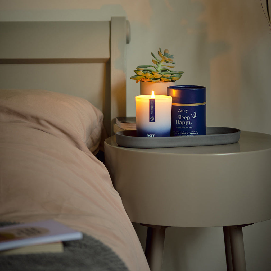 AERY LIVING AROMATHERAPY SOY CANDLE - SLEEP HAPPY