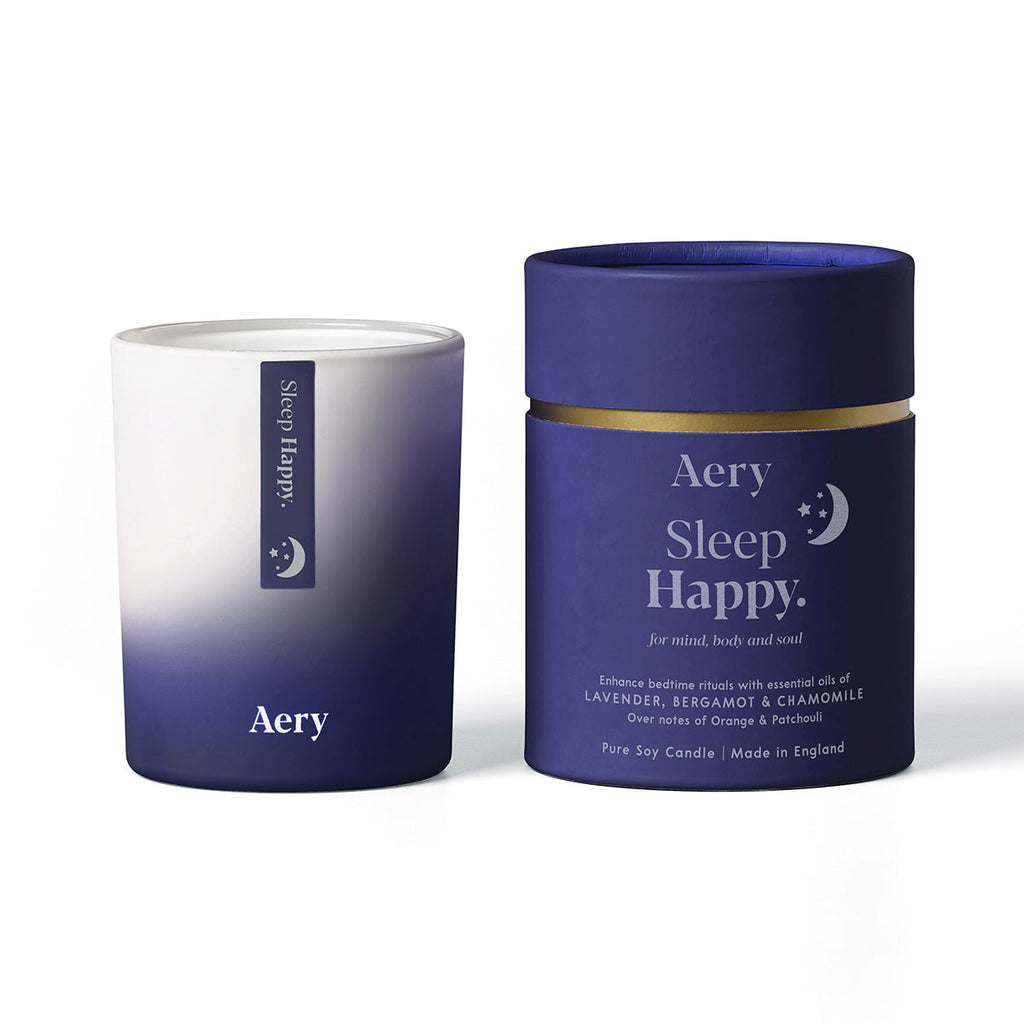 AERY LIVING AROMATHERAPY SOY CANDLE - SLEEP HAPPY