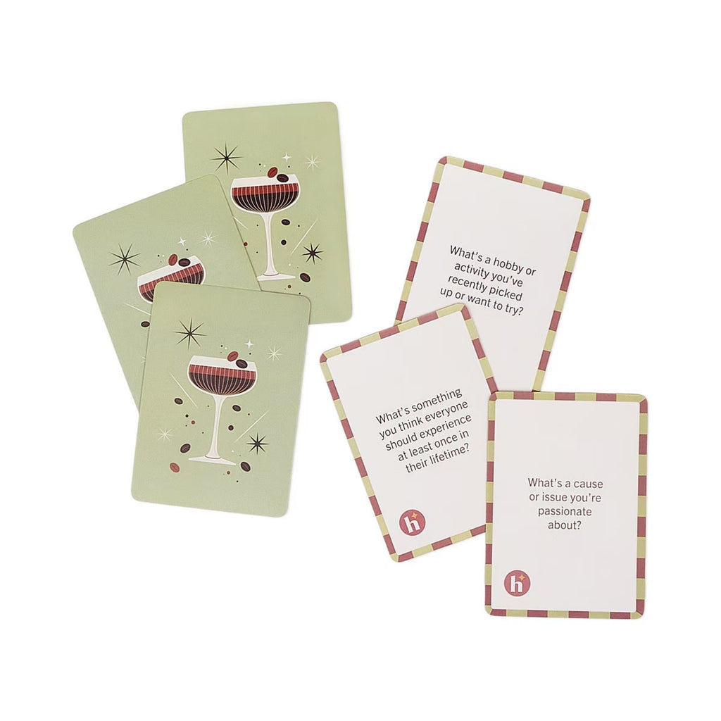 HERE'S HOW COCKTAIL HOUR CONVERSATION CARDS