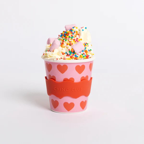 CHINO CLUB BABYCHINO CUP 4oz - HEARTS