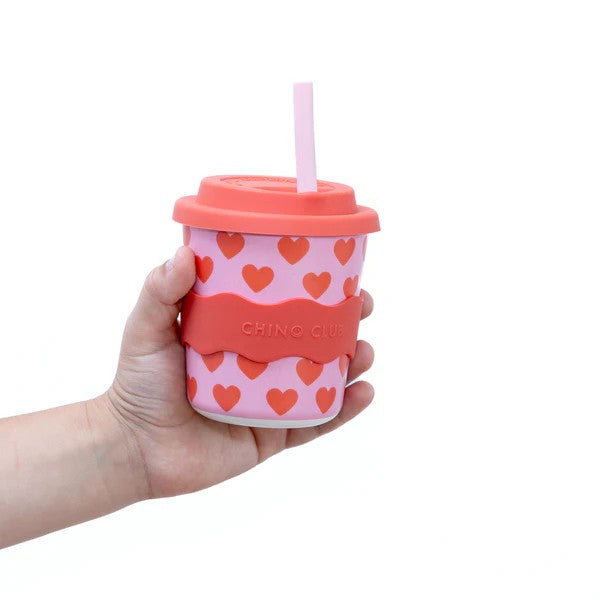 CHINO CLUB KIDS KEEP CUP 8oz - HEARTS