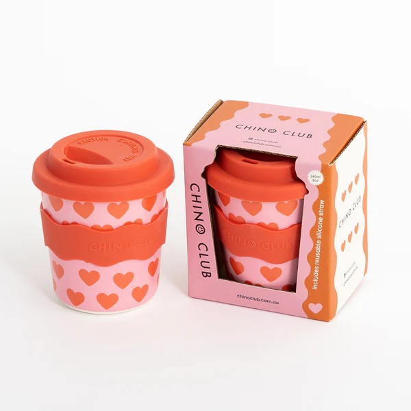 CHINO CLUB KIDS KEEP CUP 8oz - HEARTS