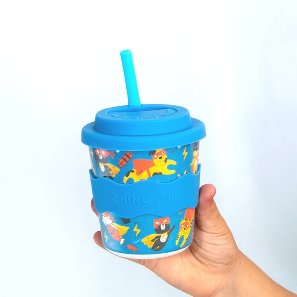 CHINO CLUB KIDS KEEP CUP 8oz - SUPERHERO
