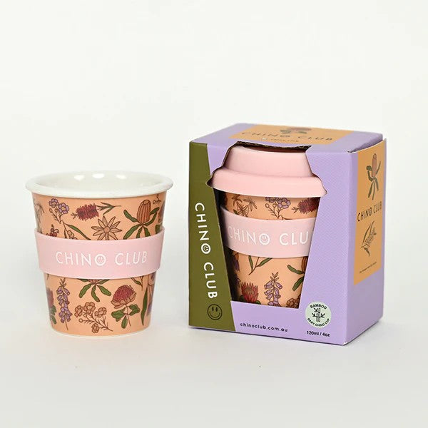 CHINO CLUB BABYCHINO CUP 4oz - AUSTRALIAN WILDFLOWERS