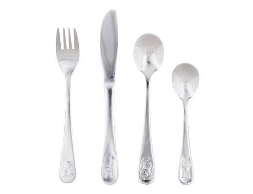 D.LINE 4 PCE KIDS CUTLERY SET - ZOO