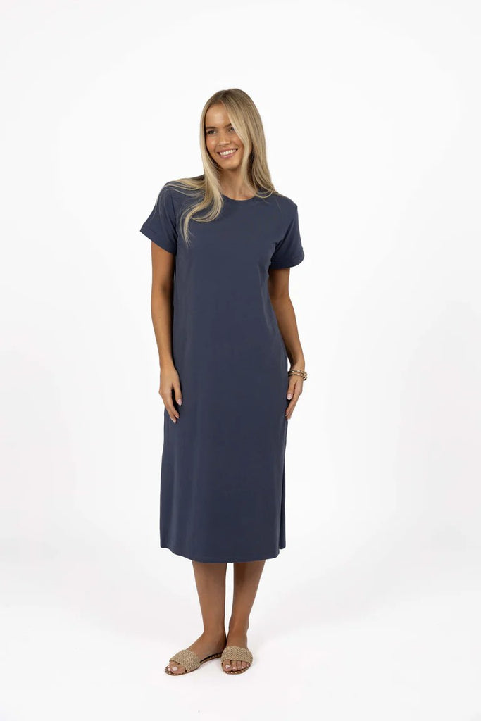 HUMIDITY PROFILE DRESS - STEEL [SZ:L]