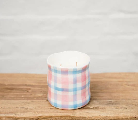 NOSS & CO LARGE CANDLE - PEONY SUEDE