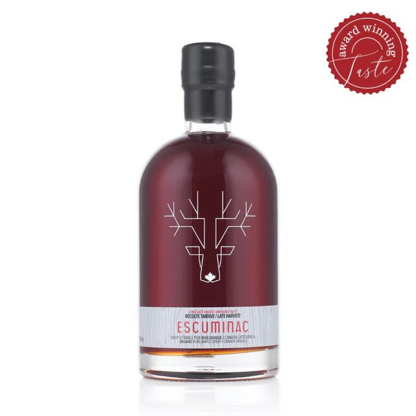 ESCUMINAC ORGANIC MAPLE SYRUP 500ml - LATE HARVEST