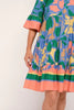 ADRIFT SCOUT TIERED DRESS IN MONTEGO BAY [SZ:L]