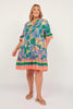 ADRIFT SCOUT TIERED DRESS IN MONTEGO BAY [SZ:L]