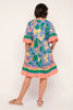 ADRIFT SCOUT TIERED DRESS IN MONTEGO BAY [SZ:L]