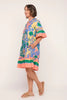 ADRIFT SCOUT TIERED DRESS IN MONTEGO BAY [SZ:L]