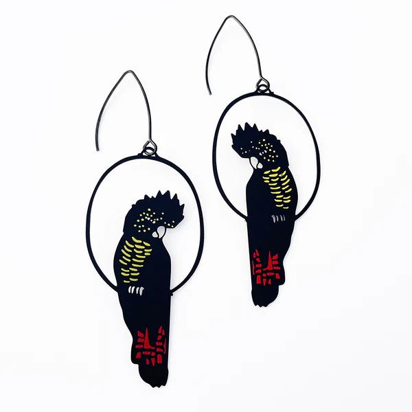 DENZ & CO - RED TAILED BLACK COCKATOO