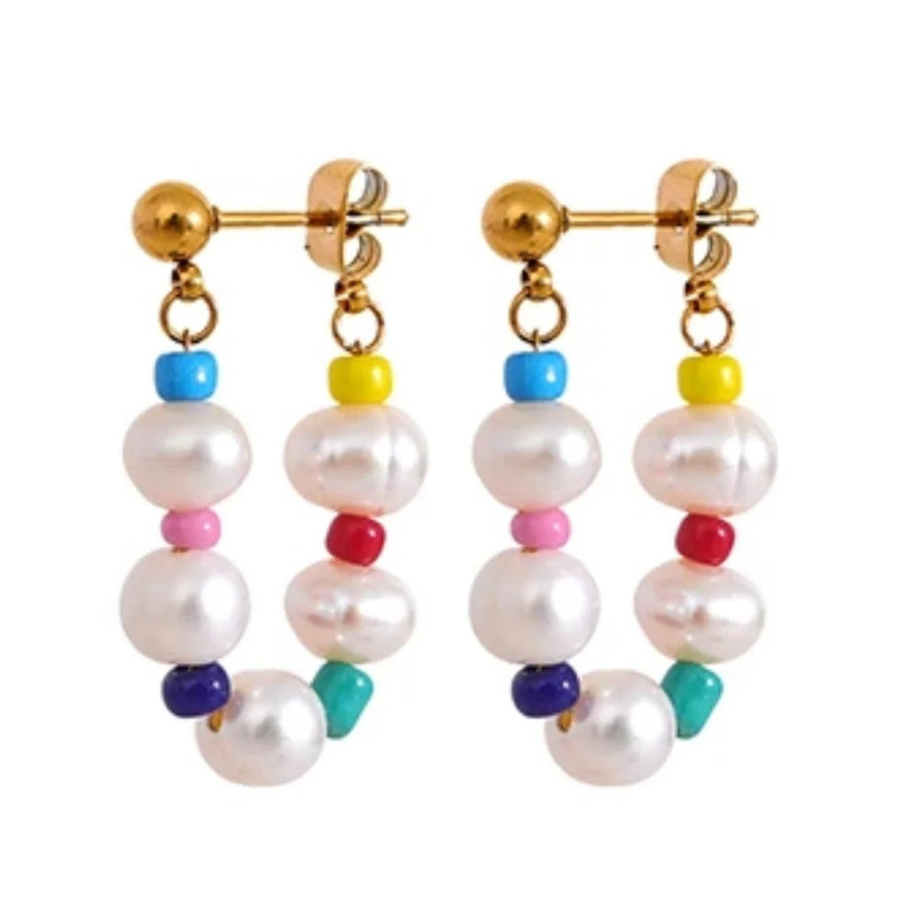 GREENWOOD DESIGNS POLLY FRESHWATER PEARL EARRINGS