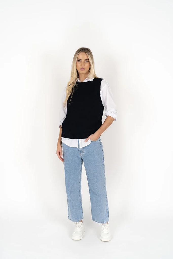HUMIDITY GALE VEST - MIDNIGHT [SZ:L]