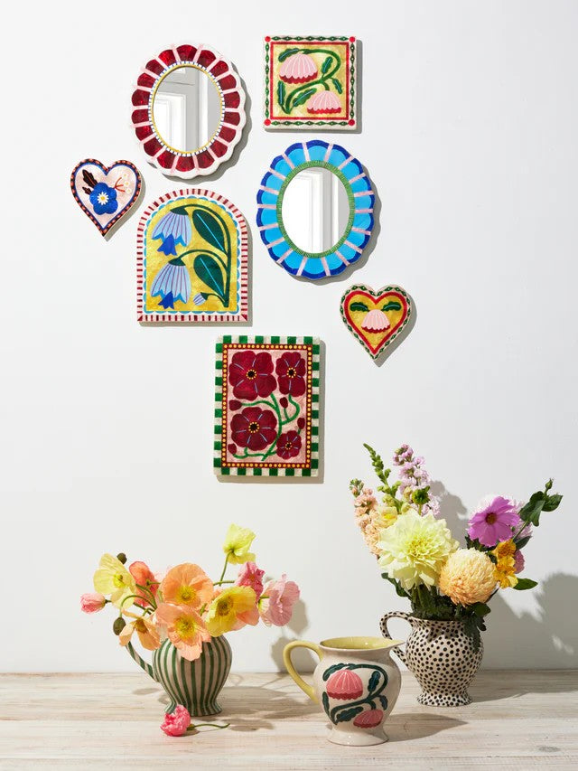 JONES AND CO - BLOOM NOUVEAU BLUE MIRROR