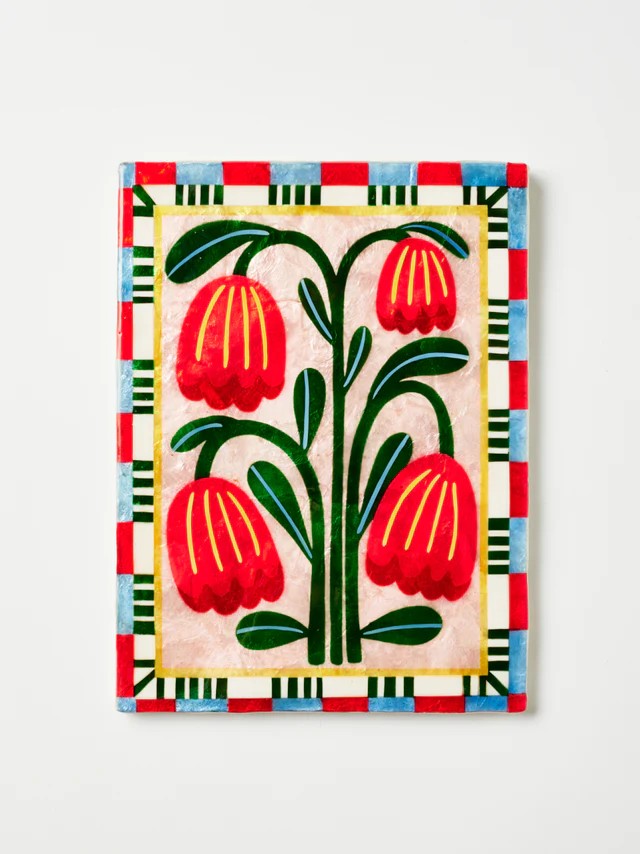 JONES AND CO - BLOOM NOUVEAU RED RECTANGLE