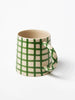 JONES AND CO - LARDER CHECK MUG GREEN