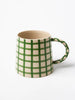 JONES AND CO - LARDER CHECK MUG GREEN
