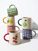 JONES AND CO - LARDER CHECK MUG GREEN