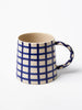 JONES AND CO - LARDER CHECK MUG NAVY