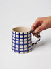 JONES AND CO - LARDER CHECK MUG NAVY