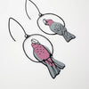 DENZ & CO - GALAHS IN BLACK, PINK & GREY