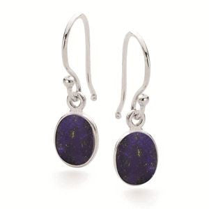 STONES & SILVER LAPIS LAZULI EARRING