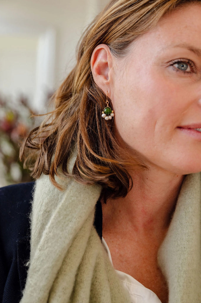 GREENWOOD DESIGNS FRESHWATER PEARL EARRINGS 015