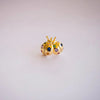 GREENWOOD DESIGNS LADYBUG STUD EARRINGS GOLD