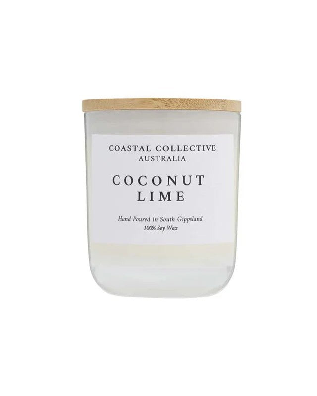 COASTAL COLLECTIVE JAR CANDLE - COCONUT LIME
