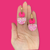POLKA POLLY - DAINTY HOOPS PARTY PINK