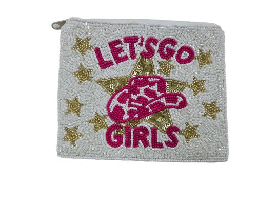 MINK & ME COIN PURSE - LET'S GO GIRLS