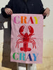 MINK & ME TEA TOWEL - CRAY CRAY