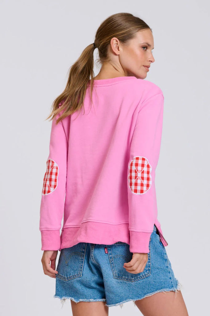 EST 1971 CLASSIC ZIPSIDE CHERRIES SWEATSHIRT - PINK [SZ:L]