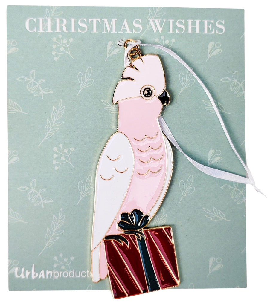 URBAN PRODUCTS CHRISTMAS HANGING DECORATION - AUSTRALIAN GALAH