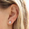 MIKI JEWELLERY EVA STUD - MOTHER OF PEARL