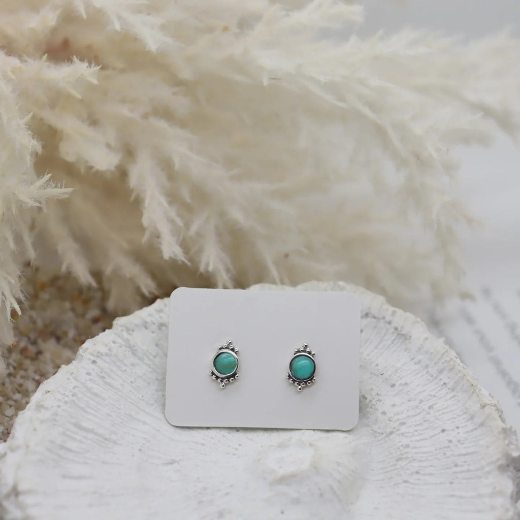MIKI JEWELLERY EVA STUD - TURQUOISE
