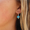 MIKI JEWELLERY ALETA EARRING - TURQUOISE