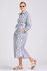SHIRTY THE GIGI RELAXED DRESS - WHITE WITH NAVY STRIPE [SZ:L/XL]