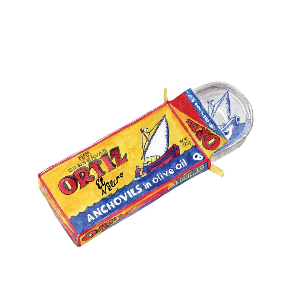 BIG BITE STUDIOS AUSTRALIANA FRIDGE MAGNET - ORTIZ ANCHOVIES