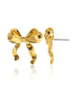 GREENWOOD DESIGNS JUJU BOW STUD EARRINGS IN GOLD