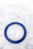 GREENWOOD DESIGNS POINT RESIN STACKING BANGLE - BRIGHT BLUE