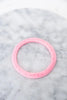 GREENWOOD DESIGNS POINT RESIN STACKING BANGLE - LIGHT PINK