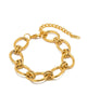GREENWOOD DESIGNS SYBIL GOLD LINK BRACELET