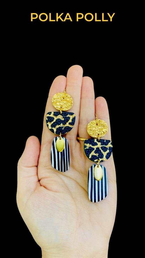 POLKA POLLY - FLOURISH MONOCHROME GOLD