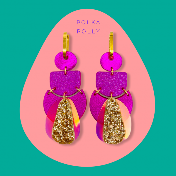 POLKA POLLY - PINK JEWEL